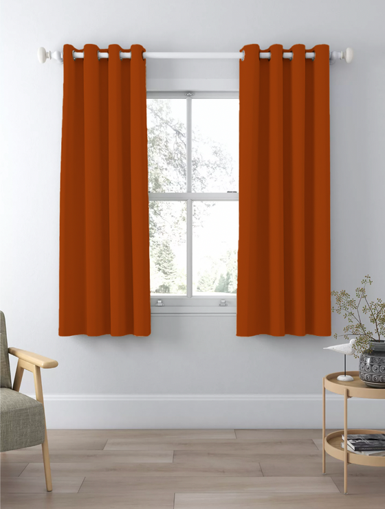 Malcolm Blackout Luxury Velvet Thermal Curtains - Warm Hues